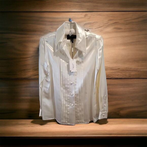 Marc Jacob Collection Vintage Runway Ivory Blouse Top Shirt Sz 8~ 2.13.2019 NWT - Picture 1 of 16